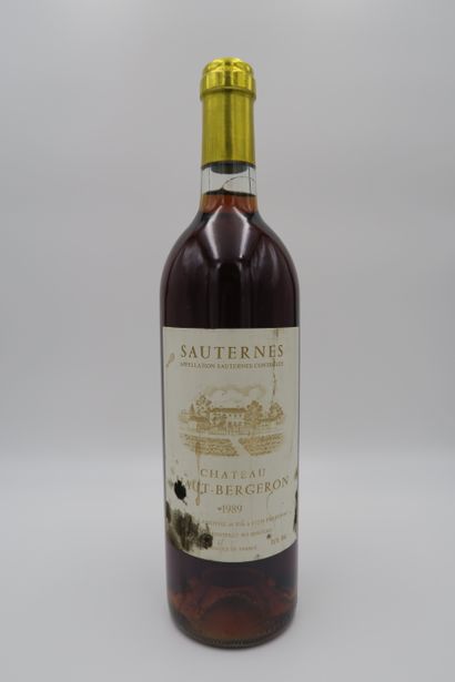 null Château Haut Bergeron, 1989, Sauternes E. a, m, 1 bottle