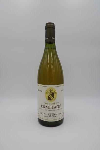 null ERMITAGE, 1993, "De l'Orée", M. Chapoutier, (E. f), 1 bottle
