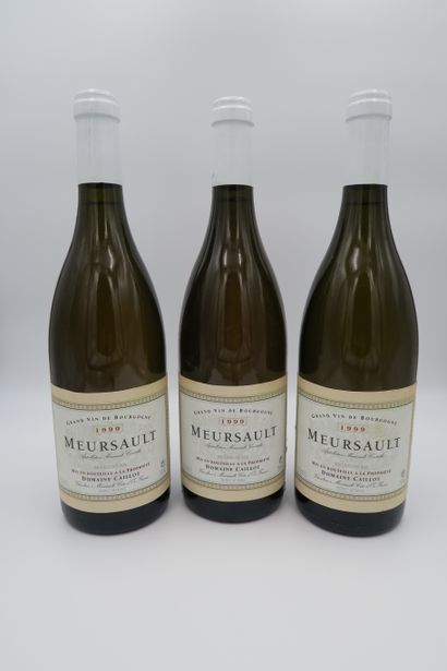null Meursault, 1999, Domaine Caillot, 3 bottles