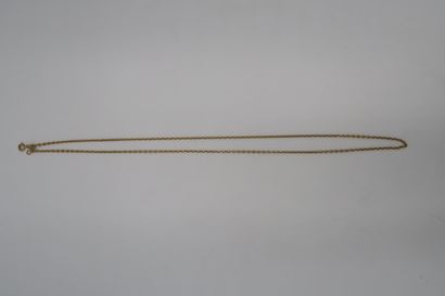18K yellow gold chain
PB 9.6 g
(knots to...