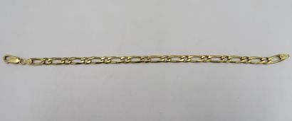 null Gourmet bracelet in 18K yellow gold
PB. 12 g. L. 21 cm