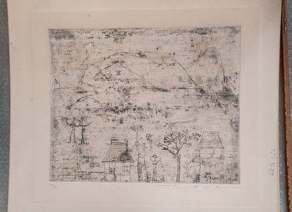 null Zao Wou-Ki (1920-2013)
Small houses, 1951
Etching signed lower right and dated...