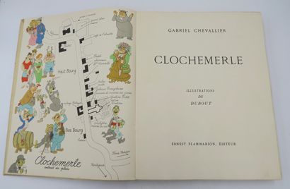 null Gabriel CHEVALLIER, Clochemerle, illustrations by DUBOUT, éditions Flammarion,...