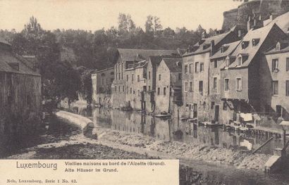 null 
BELGIQUE & Grand-Duché de Luxembourg (10). Environ 145 cartes postales, époques...