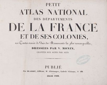 null 
V. MONIN - Petit Atlas national des départements de la France et de ses colonies....