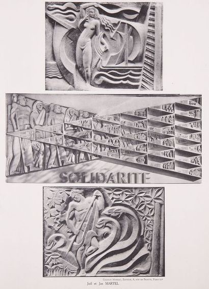 null 
[SCULPTURE] Louis HAUTECOEUR - Sculpture décorative. Exposition internationale...