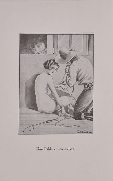CARLO 
CARLO - Vingt illustrations inédites complétant celles de «Dressage».
Paris,...