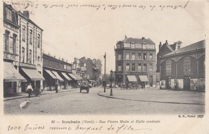 null 
FRANCE: Roubaix, Lille, Tourcoing... Environ 70 cartes postales, plusieurs...