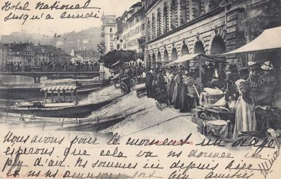 null 
SUISSE. 50 cartes postales avant 1914.

