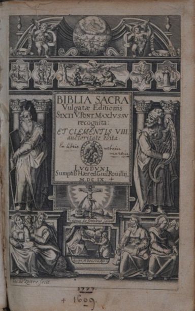 null 
BIBLIA SACRA vulgatae editionis Sixti V. Pont. Max. jussu recognita : et Clementis...