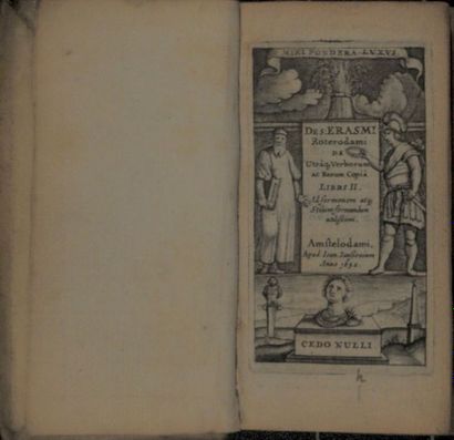 null 
Desiderius ERASMUS - De utrâ[que] verborum ac rerum copiâ libri II.
Amstelodami,...