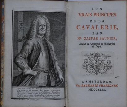 null 
Gaspar SAUNIER - Les vrais principes de la cavalerie.
Amsterdam, Zacharie Chatelain,...