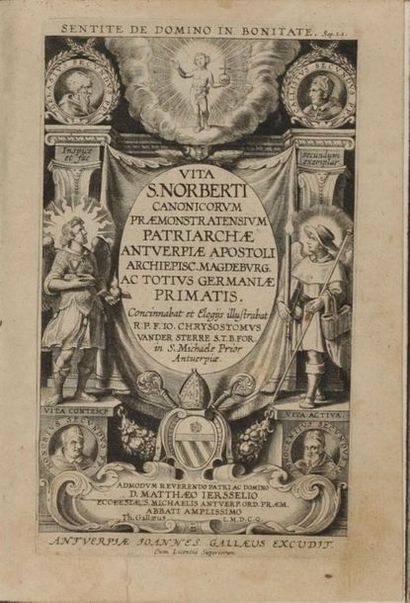 null 
Joannes Chrysostomus van der STERRE, O. P. - Vita S. Norberti canonicorum praemonstratensium...