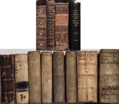 null 
[1626 ELZEVIER] COLLECTION DES «RÉPUBLIQUES». Lot de 7 éditions elzéveriennes...