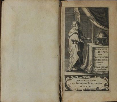null 
[1649 ELZEVIER] [Johann Peter LANGE ]- Democritus ridens, sive Campus recreationum...