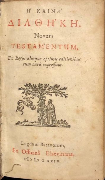 null 
[1624 ELZEVIER] Ή Καινή Διαθήκη = Novum Testamentum, ex regiis aliisque optimis...
