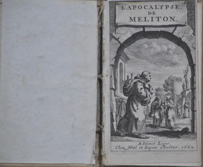 null 
[1662 ELZEVIER] [Claude PITHOYS ]- L'Apocalypse de Meliton, ou Revelation des...