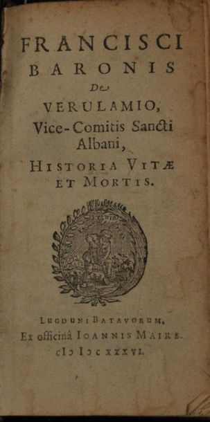 null 
Francis BACON - Sylva sylvarum, sive, Hist. naturalis, et novus atlas.
Amstelodami,...