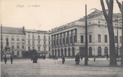 null 
LIÈGE, Spa & la crue de la Meuse à Seraing en 1925-26. Environ 95 cartes postales,...