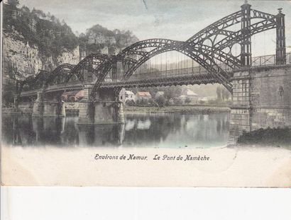 null 
NAMUR & ENVIRONS. Environ 95 cartes postales, de nombreuses avant 1914.

Namur...