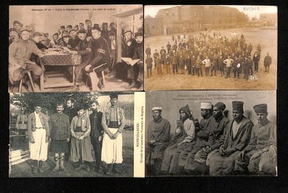 null 
MILITARIA. 1914-1918. Camps en Allemagne. 29 cartes postales.

Prisonniers...