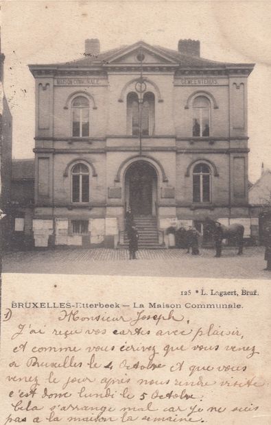 null 
BRUXELLES & 19 COMMUNES. Ensemble 90 cartes postales, la majorité avant 1914.

Belle...