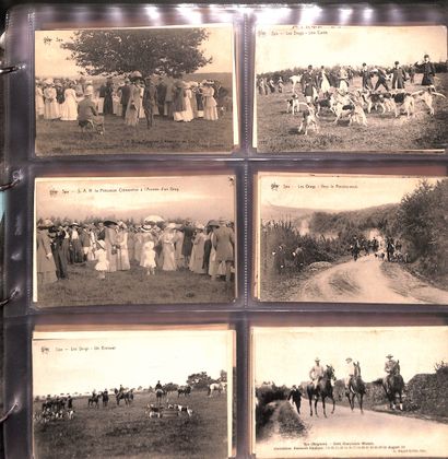null 
BELGIUM. Set of 186 postcards, various periods.


