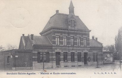 null 
BRUXELLES : 19 COMMUNES & Expo 1910. Environ 120 cartes postales, époques ...