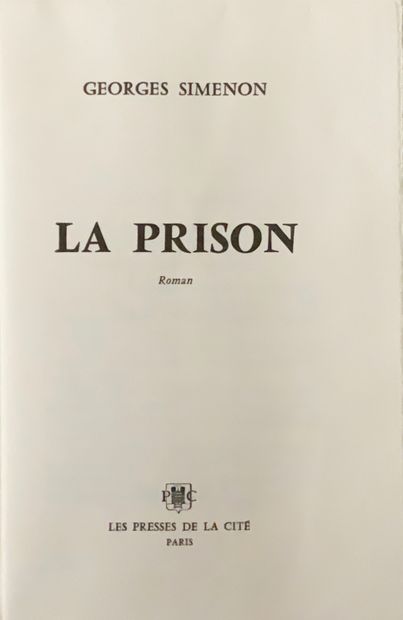 null 
Georges SIMENON - La Prison.
Paris, Presses de la Cité, (1968). In-8, en feuilles,...