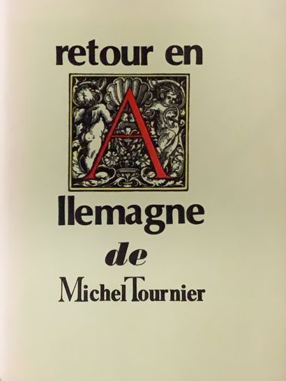 null 
Michel TOURNIER - Retour en Allemagne. Foire du livre, Francfort 69-70.
Liège,...