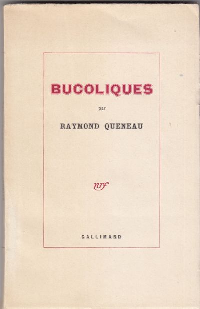 null 
Raymond QUENEAU - Réunion de 3 éditions originales.

- Gueule de pierre. Paris,...