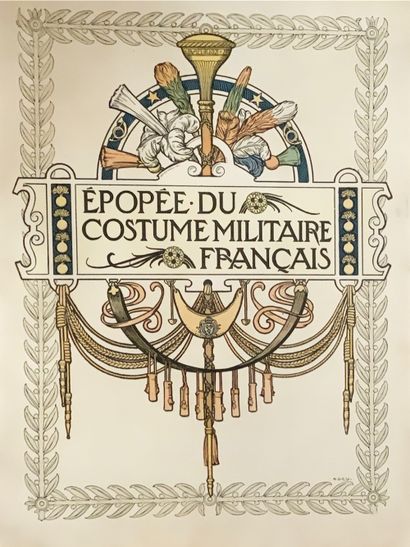 null 
Henri BOUCHOT - L'Épopée du costume militaire français. Aquarelles et dessins...