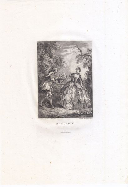 BUISSIERE / DE MARE 
Gaston BUISSIÈRE / T. DE MARE... - Lot of about 125 plates,...