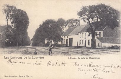 null 
HAINAUT. Ensemble 40 cartes postales ayant circulé avant 1910.

Braine-le-Comte...