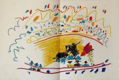 Picasso 
Pablo PICASSO - PROSPER MÉRIMÉE - [LOUIS ARAGON] - Le Carmen des Carmen.
巴黎，法国图书馆1949年，法国出版社Réunis，1964年。大型四开本，单张（36...