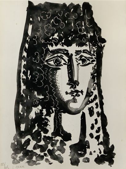 Picasso 
Pablo PICASSO - PROSPER MÉRIMÉE - [LOUIS ARAGON] - Le Carmen des Carmen.
巴黎，法国图书馆1949年，法国出版社Réunis，1964年。大型四开本，单张（36...