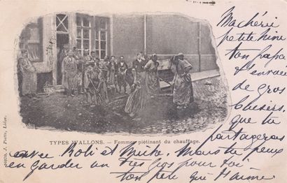 null 
LIÈGE, Expo 1905, Verviers (5). Environ 105 cartes postales ayant circulé avant...