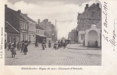 null 
MIDDELKERKE. About 100 postcards having circulated before 1910.

