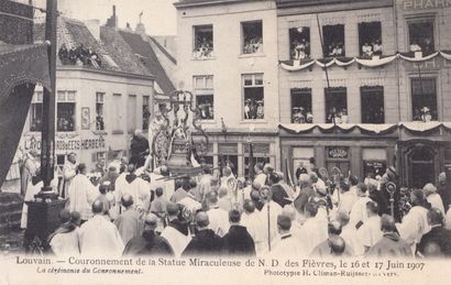 null 
LOUVAIN. Coronation of the miraculous statue of N. D. des Fièvres, June 16,...