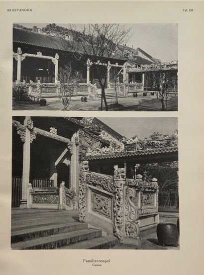 null 
[CHINA] Ernst BOERSCHMANN - Chinesische Architektur. 340 Tafeln in Lichtdruck:...