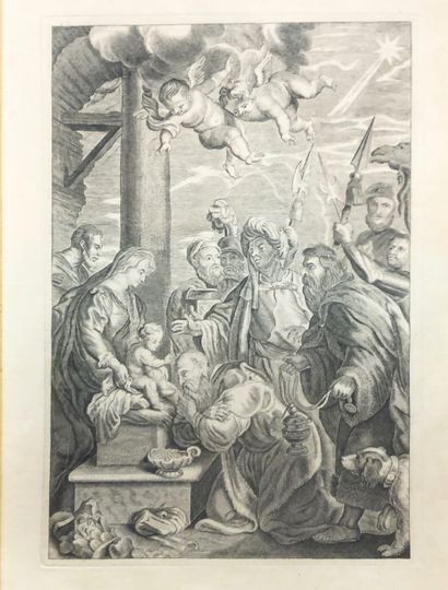null 
RELIGIOUS PRINTS. Lot 14 pieces extracted from a missal: nativity, visit of...