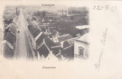 null 
EASTERN FLANDERS. Set of 38 postcards having circulated before 1914.

Aeltre...