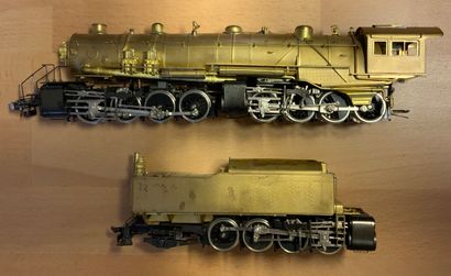 null 
[蒸汽机车] LMB MODELS HO BRASS - Erie 2-8-8-2 Triplex Steam Locomotive & Tende...