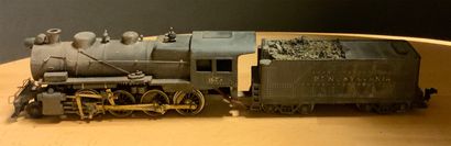 null 
[蒸汽机车] PENN LINE HO BRASS - Pennsylvania 2-8-0 Steam Locomotive & Tender。
...