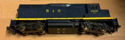 null 
[柴油机车 ATHEARN HO - 4202 Baltimore & Ohio GP-35 #3509 Diesel Loco.

在原来的盒子里...