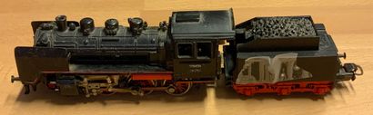 null 
[Steam Locomotives à vapeur] MÄRKLIN HO - Lot de 3 locomotives à vapeur & 1...