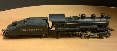 null 
[蒸汽机车] PENN LINE (?) HO BRASS - Pennsylvania #443 0-6-0 Steam Switcher & T...