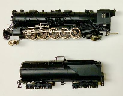 null 
[Steam Locomotives à vapeur] FULGUREX HO BRASS - 2-10-2 Steam Locomotive &...
