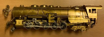 null 
[蒸汽机车] LMB MODELS HO BRASS - Chicago Burlington & Quincy 2-10-4 Steam Locomotive...