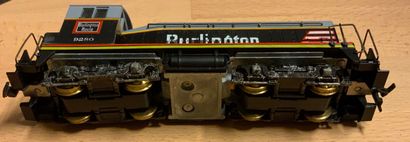 null 
[ATHEARN HO - SW/1500 Cow & Calf Diesel Switcher #9280 Burlington Route.

In...